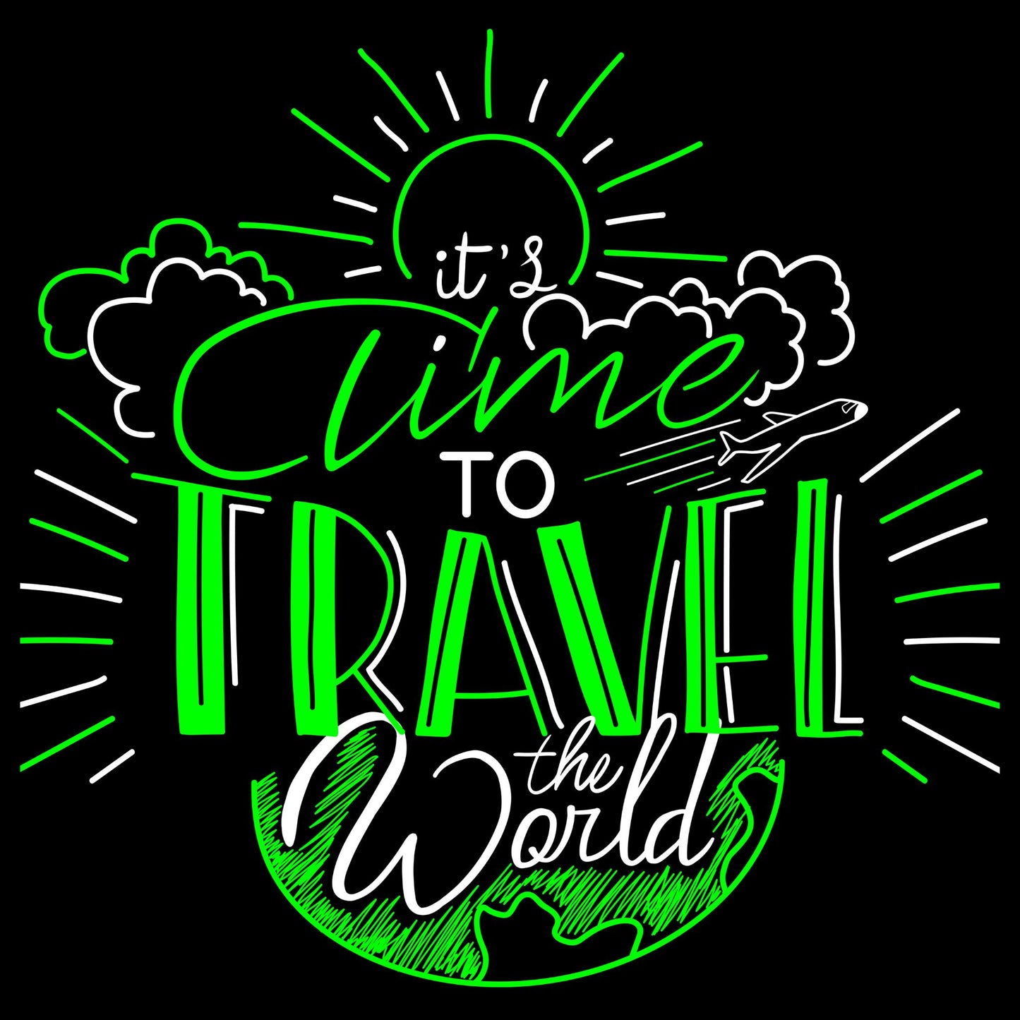 It's Time To Travel The World Classic T-Shirt